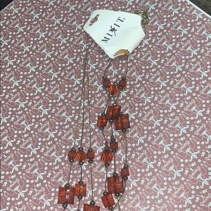 long layered vintage gold necklace